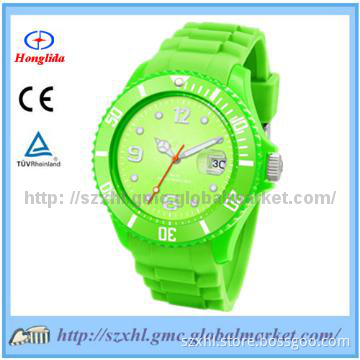 2014 Silicone geneva watch,cheap and promotional silicone watch
